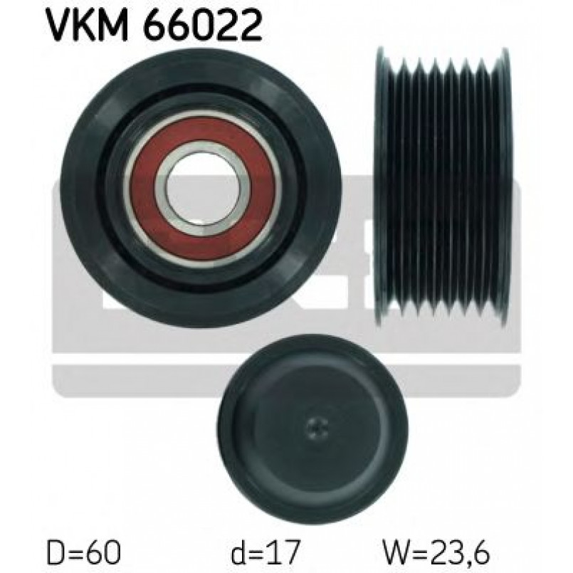 VKM 66022 SKF Ролик модуля натягувача ременя